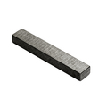Mak-A-Key Undersized Key Stock, Stainless Steel, Plain, 1000 mm L, 12 mm W, 8 mm H 701208-1000